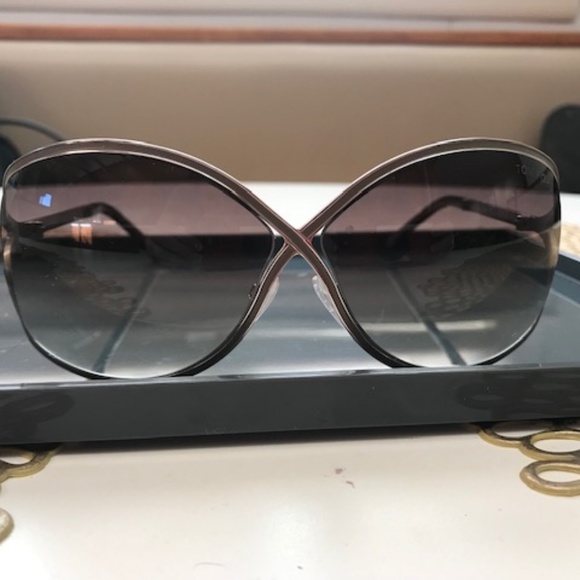 Tom Ford Sunglasses Rickie Silver/Tan/Gradient - Picture 2 of 8